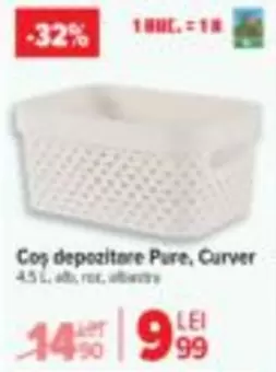 Cos depozitare Pure, Curver