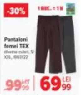 Pantaloni femei TEX