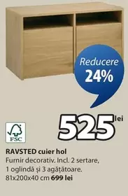 RAVSTED cuier hol