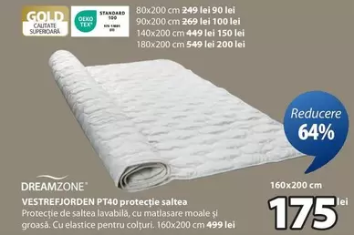 VESTREFJORDEN PT40 protecţie saltea