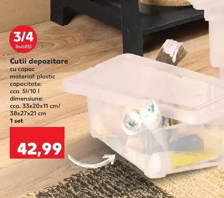Cutii depozitare