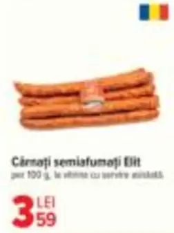 Cârnați semiafumați Elit
