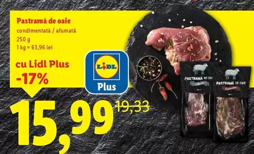 Pastrama de oaie