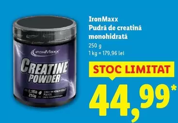 Pudră de creatină monohidrată