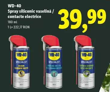 Spray siliconic vaselină / contacte electrice