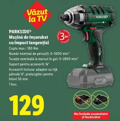 Maşină de înşurubat cu impact tangenţial