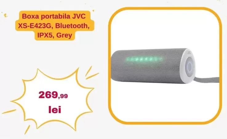 XS-E423G, Bluetooth, IPX5, Grey