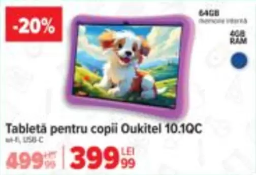 Tabletă pentru copii 10.1QC