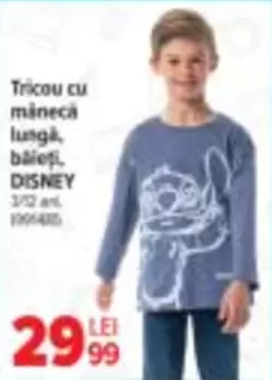 Tricou cu mânecă lungă, băieți