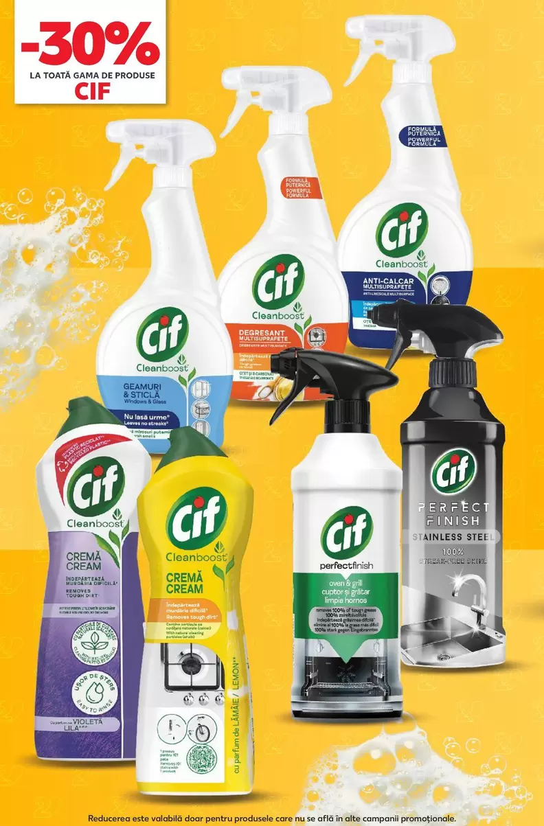Cif - LA TOUTE UNE GAMME DE PRODUITS