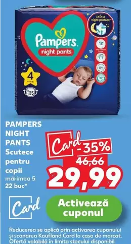 Pampers - NIGHT PANTS