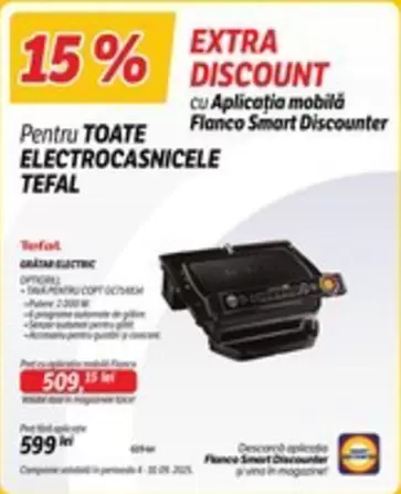 Tefal - GRATAR ELECTRIC