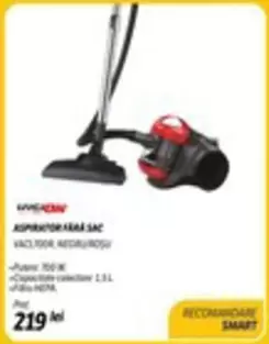 ASPIRATOR ARA SAC VAC1700E NEGRU/ROȘU