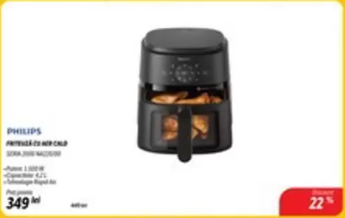 Philips - Airfryer cu aer cald seria 3000 NA350/90