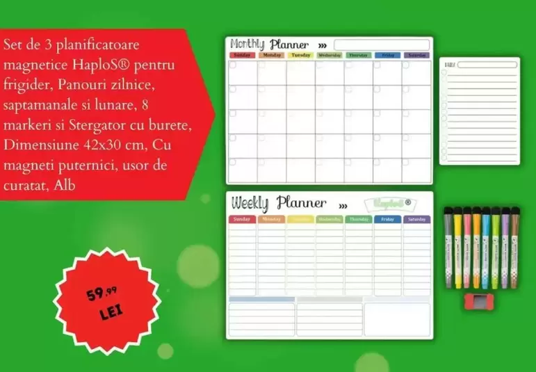 Alb - Planificatoare Magnetice