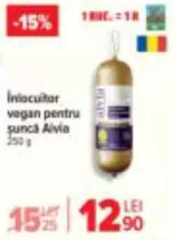 Inlocuitor vegan pentru suncă