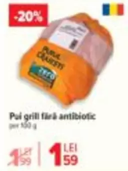 Pui grill fără antibiotic
