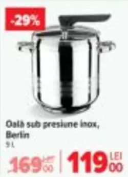 Oală sub presiune inox, Berlin