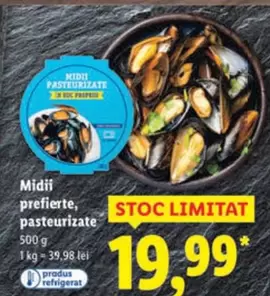 Midii pasteurizate