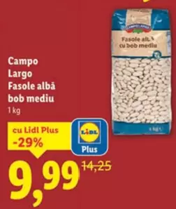 Fasole albă bob mediu