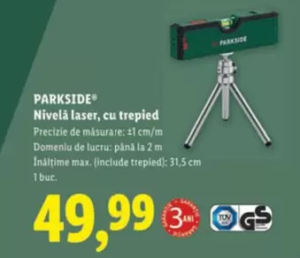 Nivelă laser, cu trepied