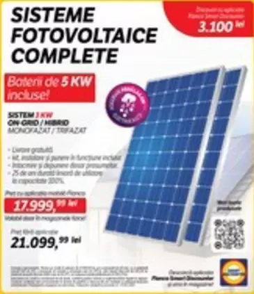 Uno - SISTEME FOTOVOLTAICE COMPLETE