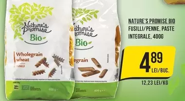 FUSILLI/PENNE, PASTE INTEGRALE