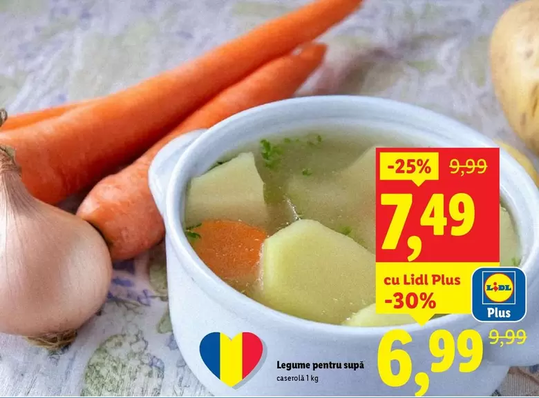 Legume pentru supă