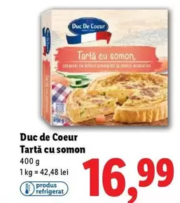 Tartă cu somon