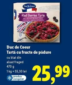 Tartă cu fructe de pădure