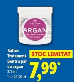 Tratament pentru păr cu argan