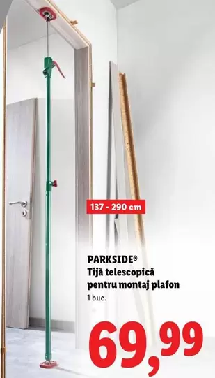 Tijă telescopică pentru montaj plafon
