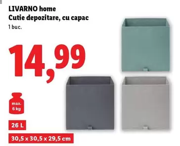 Cutie depozitare, cu capac