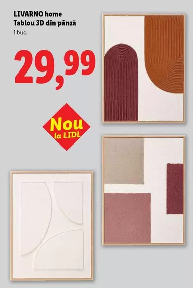 Tablou 3D din pânză