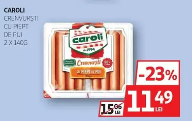 CRENVURŞTI CU PIEPT DE PUI