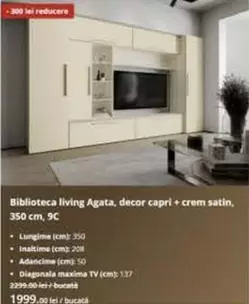 Biblioteca living Agata