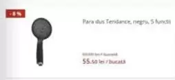 Para dus Tendence, negru, 5 functii