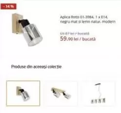 Aplica Rotis 01-3984, 1 x E14