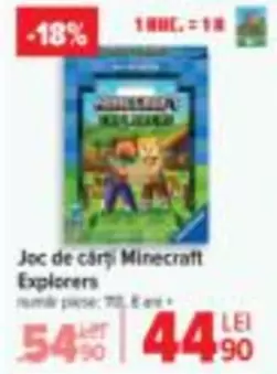 Minecraft - Joc de cărți  Explorers