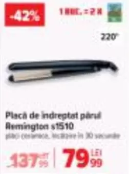 Placă de indreptat parul s1510