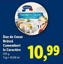 Camembert le Caractère