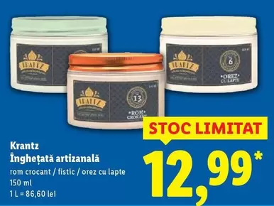 Înghețată artizanală