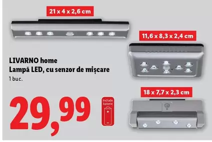 Lampă LED, cu senzor de mişcare