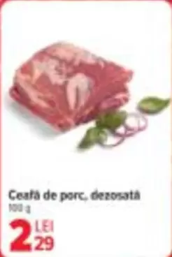 Ceață de porc, dezosată