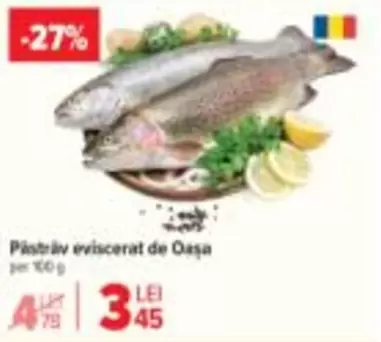 Păstrăv eviscerat de Oașa