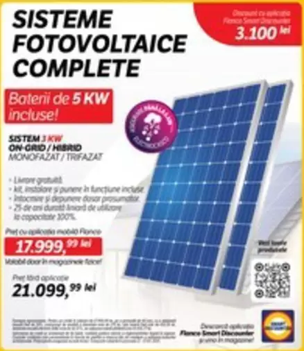 SISTEME FOTOVOLTAICE COMPLETE