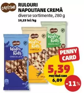 RULOURI NAPOLITANE CREMĂ