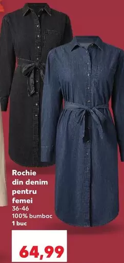 Rochie din denim pentru femei