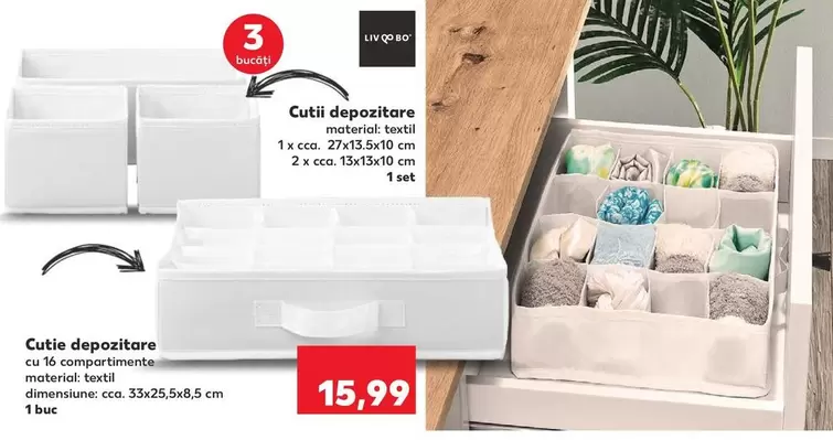 Cutii depozitare