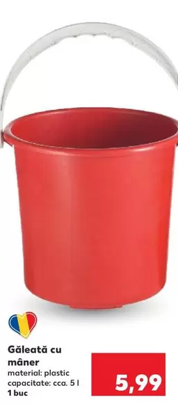 Găleată cu mâner